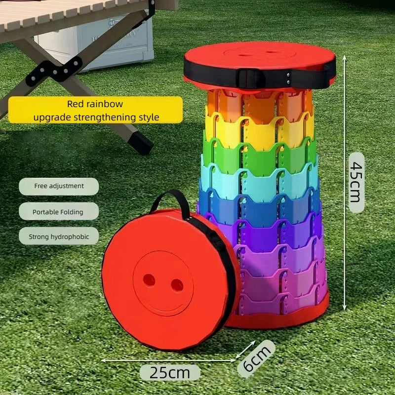 Portable Outdoor Chair Folding Retractable Adjustable Camping Chair Fishing Beach Chairs Folding Stool Outdoor Furniture