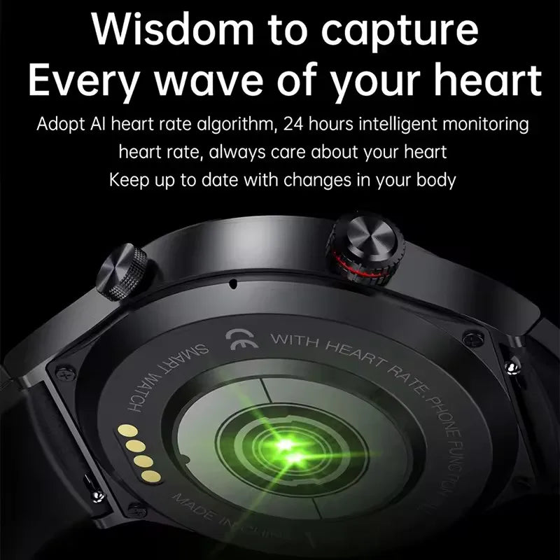 Beach Camp 2025 NFC Bluetooth Call Smart Watch Men Full Screen GPS Sports Bracelet Waterproof ECG Health Monitor SmartWatch for IOS Android