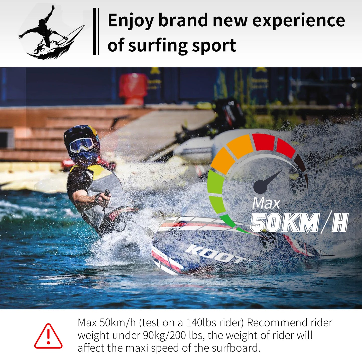 Beach Camp Fuel Engine Surfboard 109cc Electric Surfboard Carbon Fiber Surfboard Powerful High Speed Surfboards
