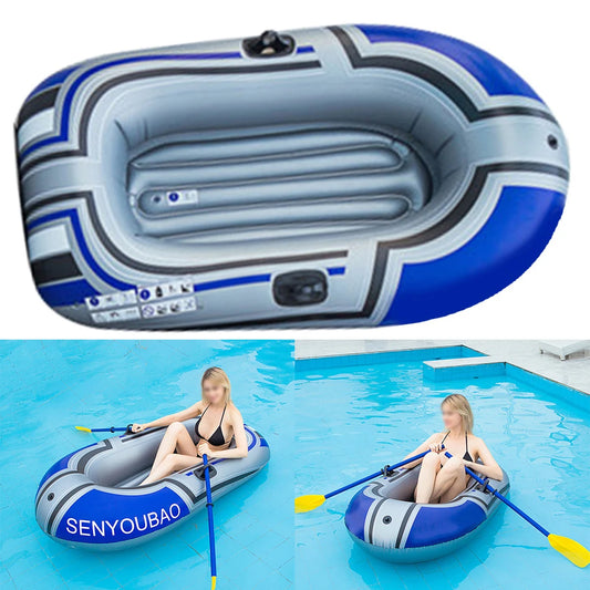 Beach Camp Spot Inflatable Small Boats Water Inflatable Boats Kayaks Inflatable Toys Double-layer Convenient Inflation Seams Fishing Boats