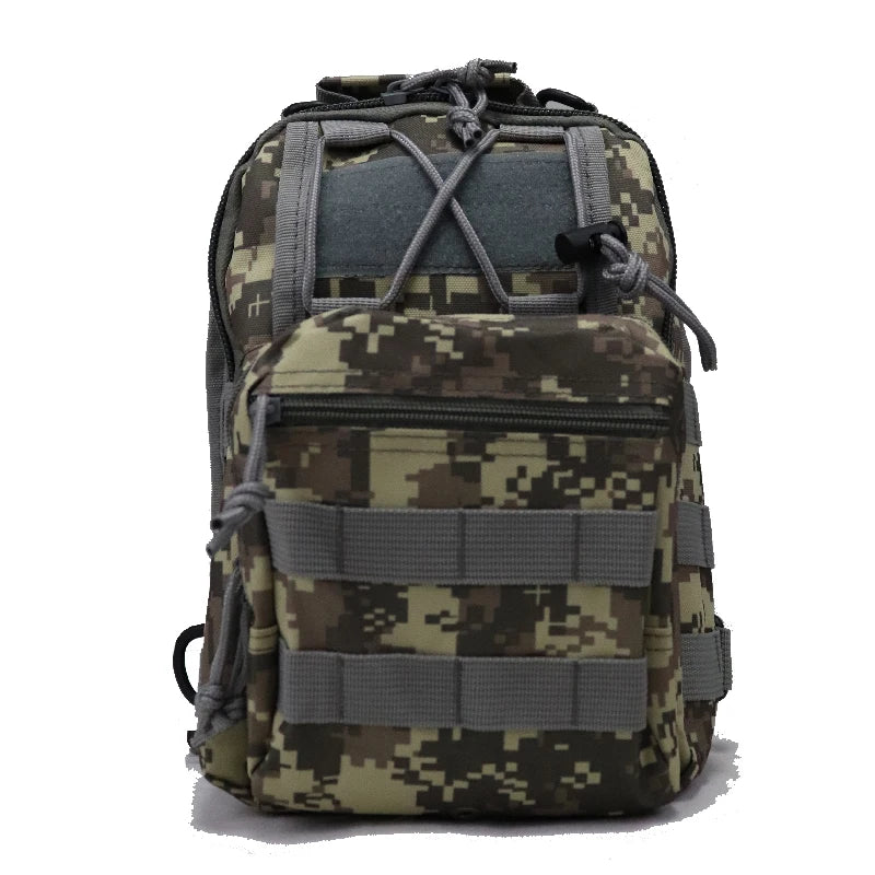 Men's outdoor crossbody bag, hiking camping equipment, hiking sports travel backpack, shoulder bag