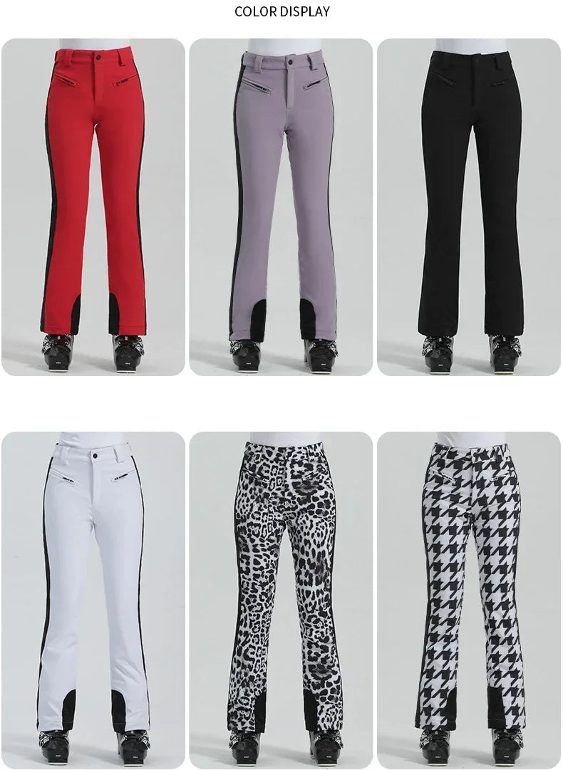 Beach Camp Female Slim Skiing Pants