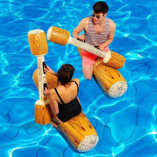 Beach Camp 4Beach Camp  Pcs Inflatable Pool Floats, Pool Rafts Row Toys For 2 Players Adults Children Summer Pool Party Floating Toys for Kids