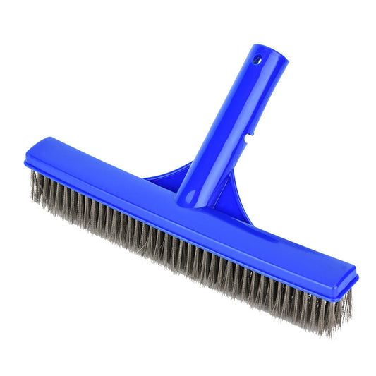 25.2cm Swimming Pool Wall Brush with High Quality Steel Wire Bristles for Spa Pond Cleaning Equipment