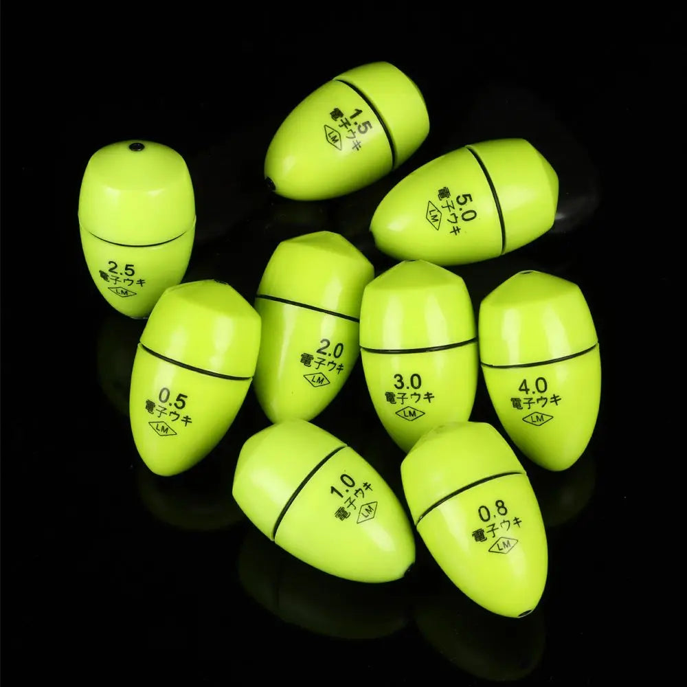 Electronic floating wave rock fishing through luminous floating float electronic bright night fishing float