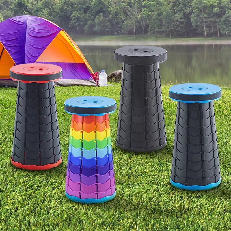 Portable Outdoor Chair Folding Retractable Adjustable Camping Chair Fishing Beach Chairs Folding Stool Outdoor Furniture