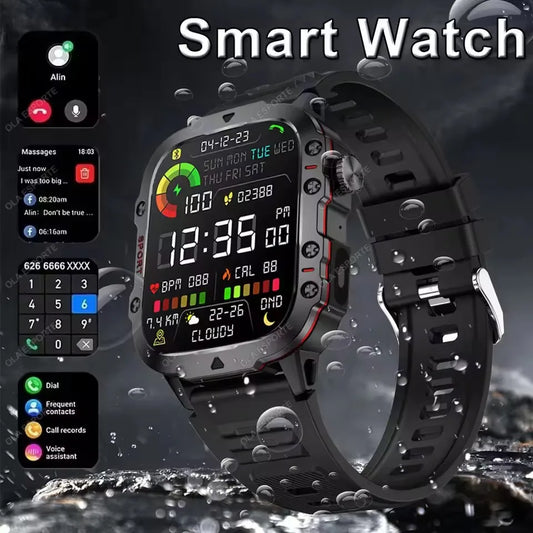 Beach Camp 2025 Smartwatch For New GPS Smart Watch Men 1.71 Inch HD Display GPS & Make/Receive Phone Calls 400mAh Battery Braceletes