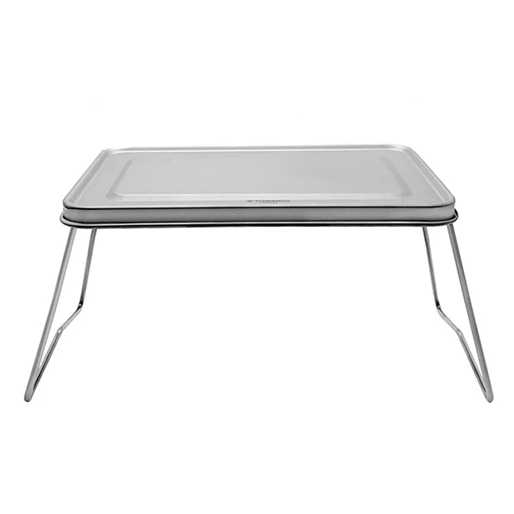 Tomshoo Ultralight Portable Mini Titanium Table Versatile Foldable Table Camping BBQ Grill Tourism Picnic Table Camping Supplies