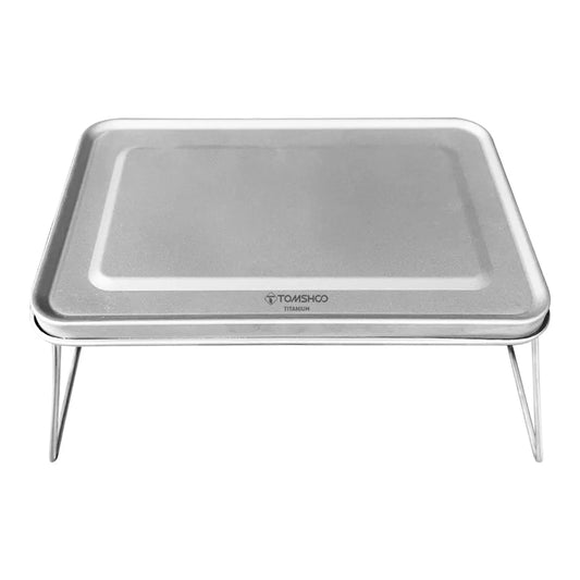 Tomshoo Ultralight Portable Mini Titanium Table Versatile Foldable Table Camping BBQ Grill Tourism Picnic Table Camping Supplies