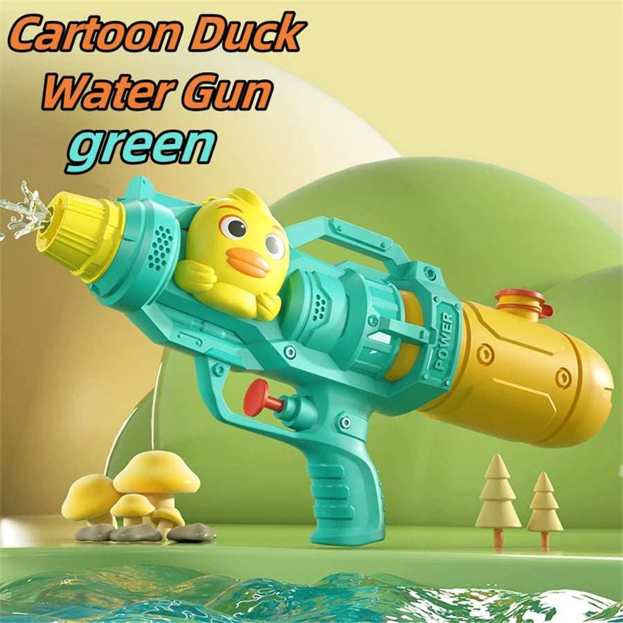 Beach Camp Dinosaurs, ducks, sharks, twin sprinklers, water gun toys, water fights, family gatherings, party games, water pools, beach toys