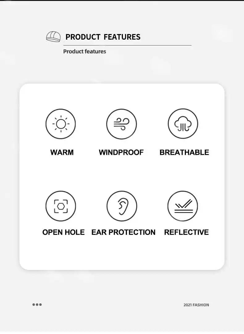 Winter outdoor cycling warm hat helmet lined with ear protection windproof fleece warm hat mountaineering and skiing cold-proof