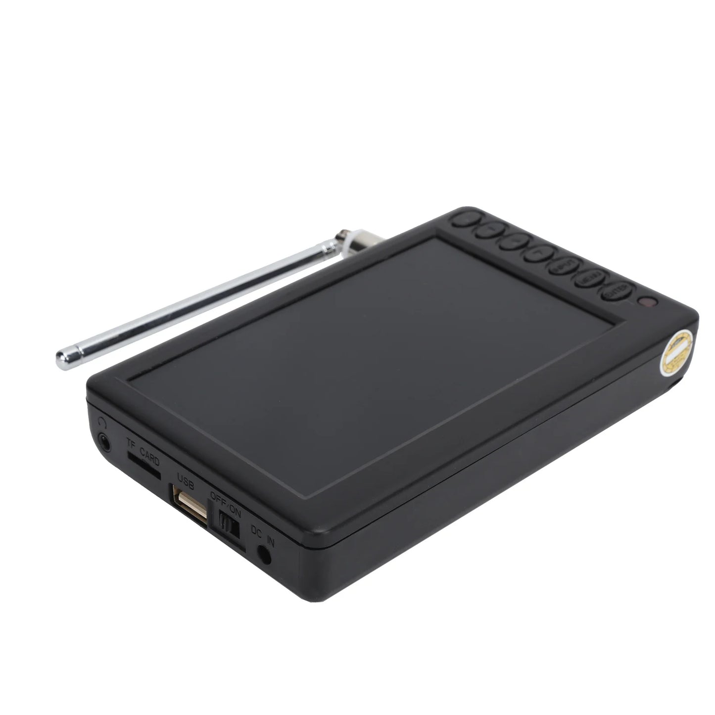 Beach Camp Digital Television 5 Inch Digital Television ATSC TV Portable Digital TV for Car Camping Kitchen Portable Digital TV