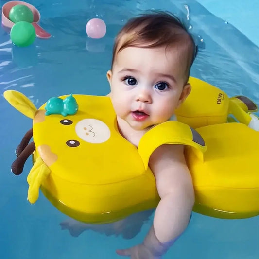 Beach Camp Baby Swimming Pool Floats Non-Inflatable Infant Swim Buoyant Ring Perfect for Toddlers and Kids Ages 6-36 Months