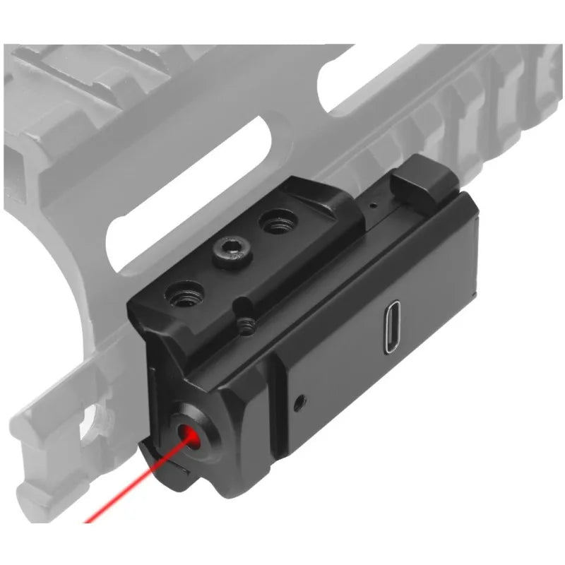 Beach Camp Blue Laser Sight fit for Picatinny Weaver Rail for Pistol Glock USB Type-C Charging Red Green Laser Sight