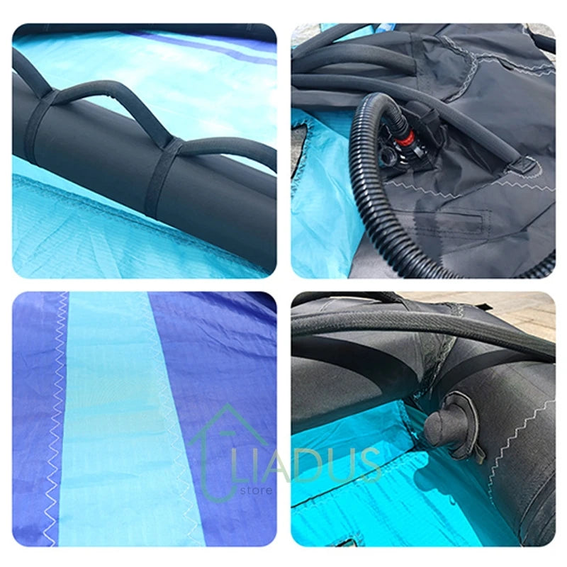 Beach Camp Inflatable Windsurf Wing, Surfboard Wing Paddle Board, Stand Up Wind Surfing Kites Handheld Wing Boards Water Windsurf Wing