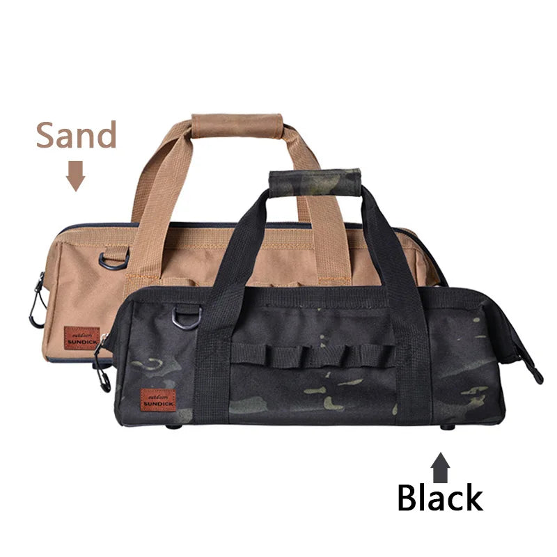 Camping Tool Bag Large Capacity Wide Mouth Storage Tool Bag Water Resistant Gear Bag
