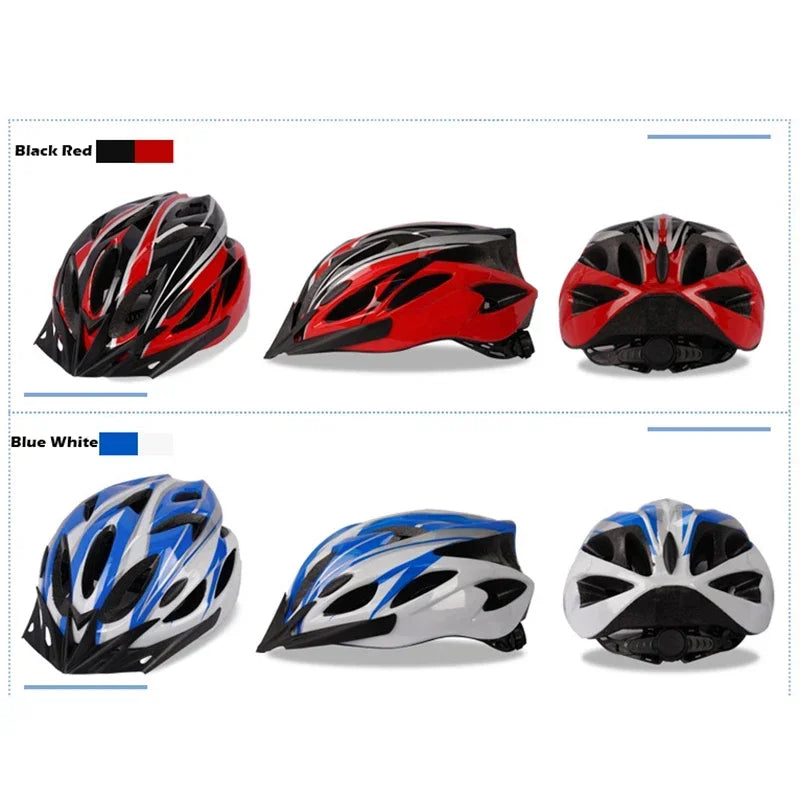 Beach Camp Cycling Safety Helmet Man Women Road Mountain Bike Helmet Outdoor Bicycle Skateboard Scooter Integrally-Molded Ultralight Helmet