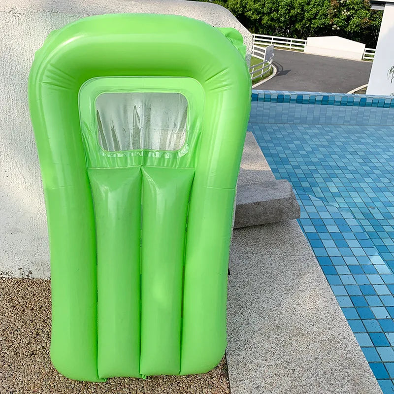 Inflatable Pool Floating Seat Swimming Ring Water Hammock Swimming Circle Pool Bathtub Water Play Tube Equipment