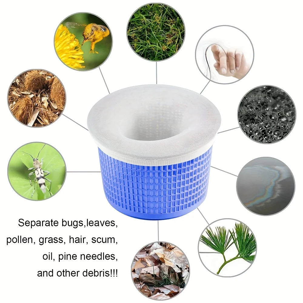 Beach Camp 20 Pcs, Swimming Pool Filter Socks, Cleaner to Remove Debris and Leaves from In-Ground and Above-ground Swimming Pools