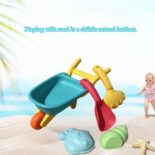 Beach Sand Play Set for Kids Shovel Molds Outdoor Toys for Family Summer Beach Trips Winter Snow Activities Nature Exploration