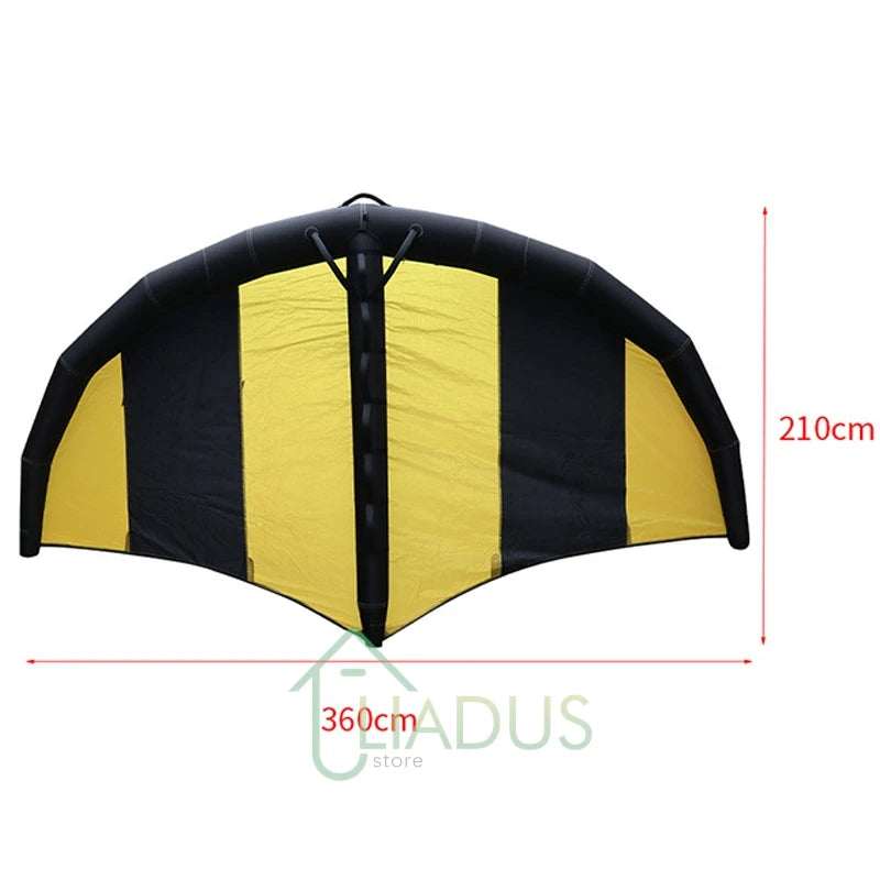 Beach Camp Inflatable Surfing Wind Wing Standing Upright Kite Unpowered Gliding Wing Hydrofoil Board Surfboard Handheld Water Sport