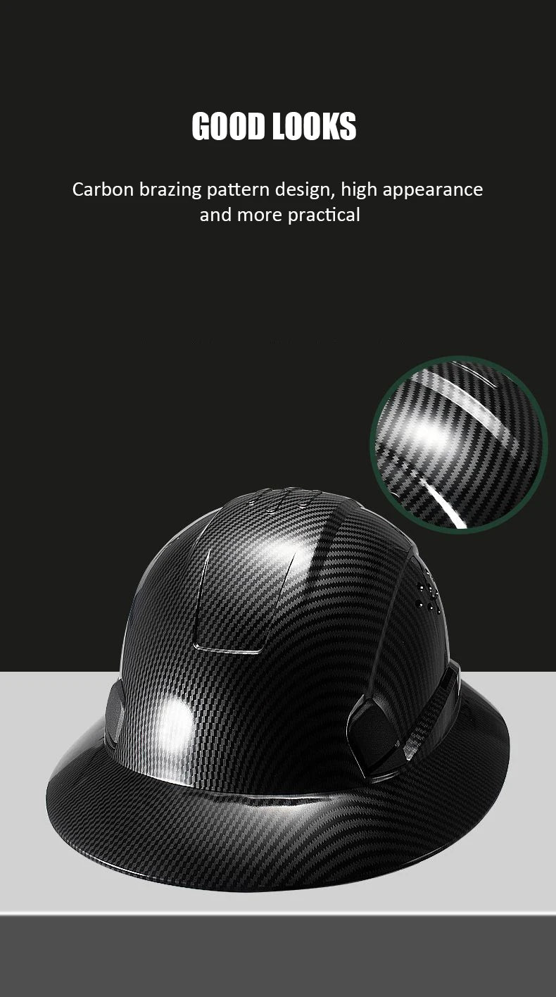 Beach Camp Cycling Helmet Construction Safety Helmet Breathable Worker Engineer Hard Hat High-altitude Operation Security Head Protection