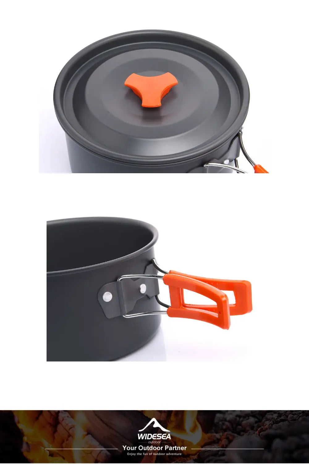 Beach Camp Camping Tableware Outdoor Cookware Set Pots Tourist Dishes Bowler Kitchen Equipment Gear Utensils Hiking Picnic Travel