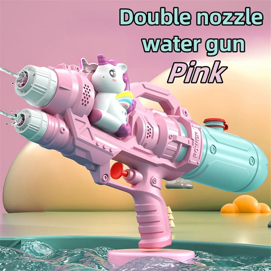 Beach Camp Dinosaurs, ducks, sharks, twin sprinklers, water gun toys, water fights, family gatherings, party games, water pools, beach toys