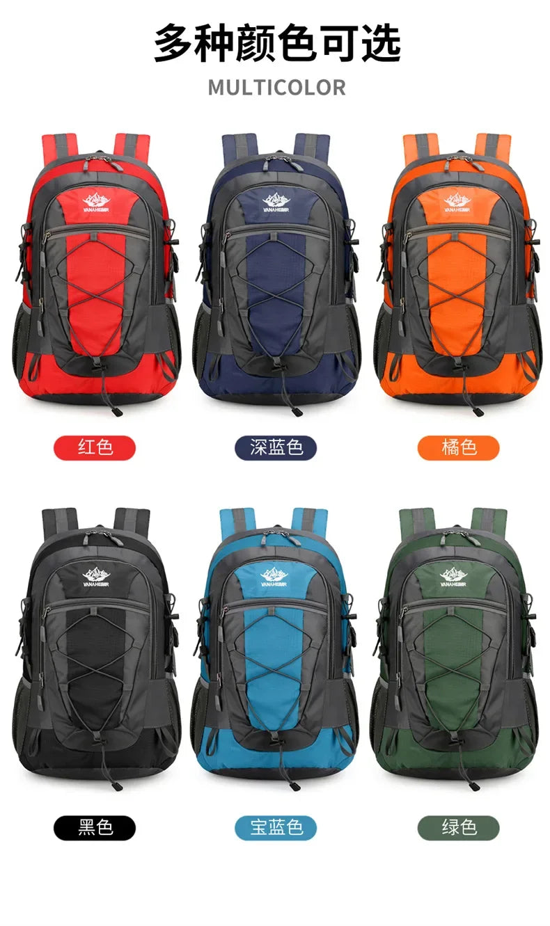 Lightweight Outdoor Hiking Bag Waterproof Hiking Backpack Large Capacity Travel Bag Hiking Cycling Backpack For Men And Women