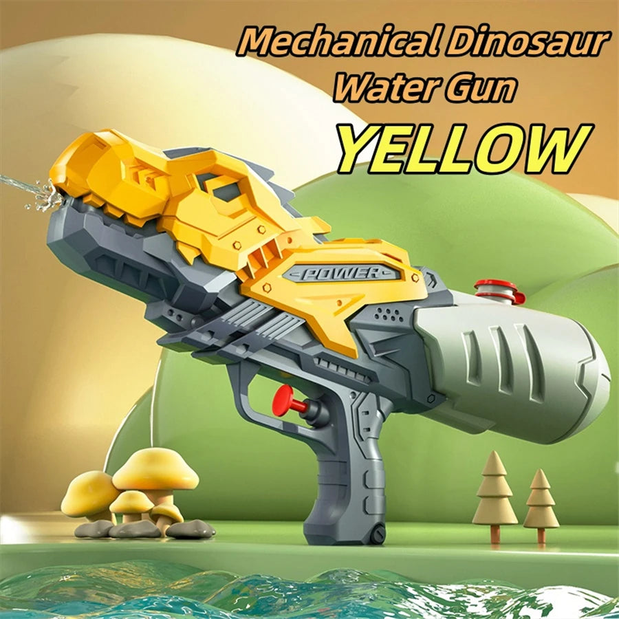 Beach Camp Dinosaurs, ducks, sharks, twin sprinklers, water gun toys, water fights, family gatherings, party games, water pools, beach toys