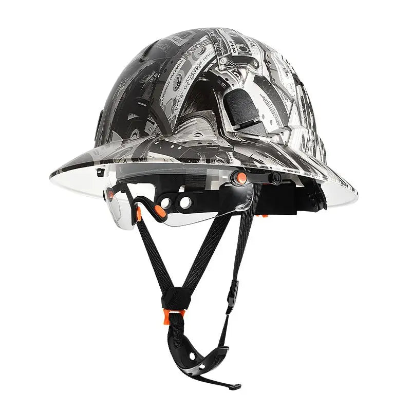 Beach Camp Cycling Helmet Construction Safety Helmet Breathable Worker Engineer Hard Hat High-altitude Operation Security Head Protection