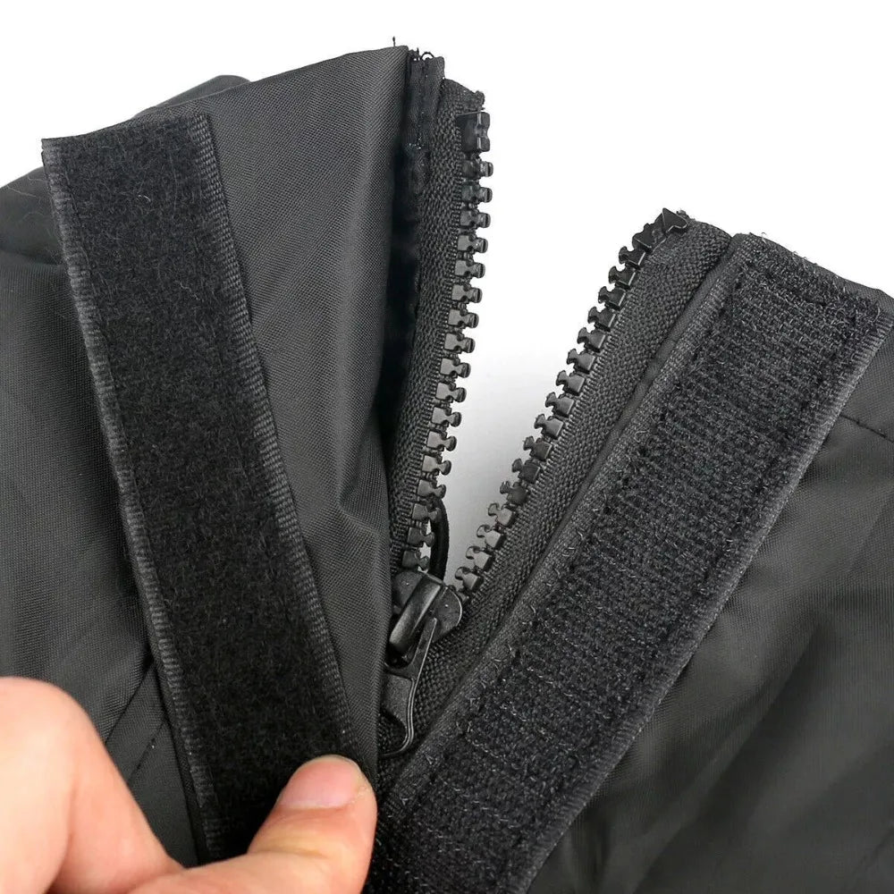 Beach Camp Waterproof Camping Hiking Leg Gaiters Breathable Zipper Snow Boot Gaiters Outdoor Black Walking Boot Gaters Mountain Climbing