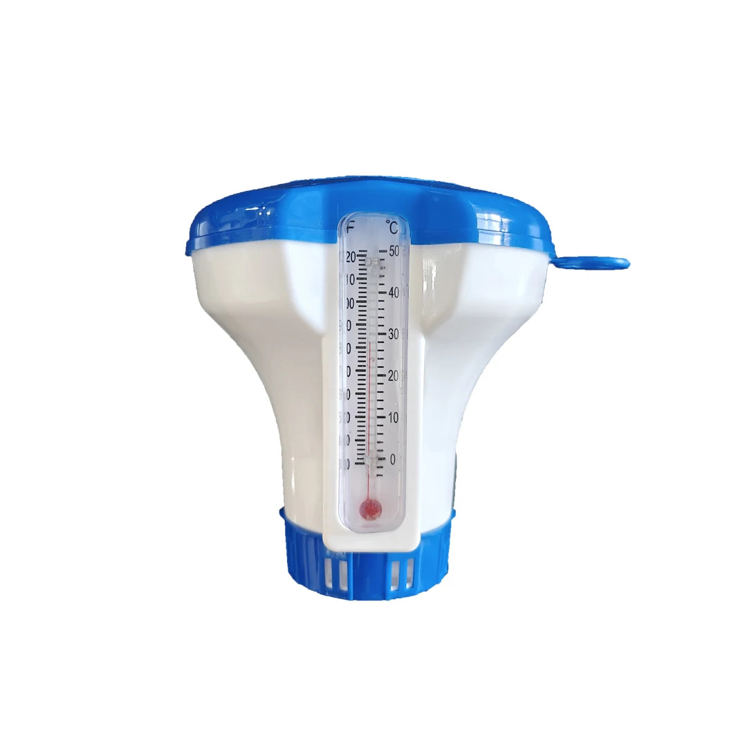 Beach Camp 5 Inch Swimming Pool Cleaning Accessories Floating Sterilizer Chemical Chlorine Dispenser Automatic Dosing Tablets