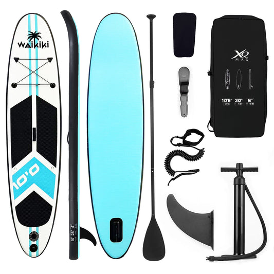 Beach Camp inflatable paddle board paddleboard inflatable for single person ISUP with SUP accessories surfing board