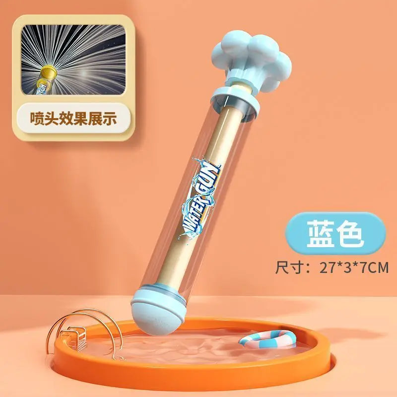 Beach Camp 11" Fireworks Water Gun Playing and Swimming Beach Toys Summer Carnival Fighting Water Battle Pull-out Water Gun Holiday Gifts