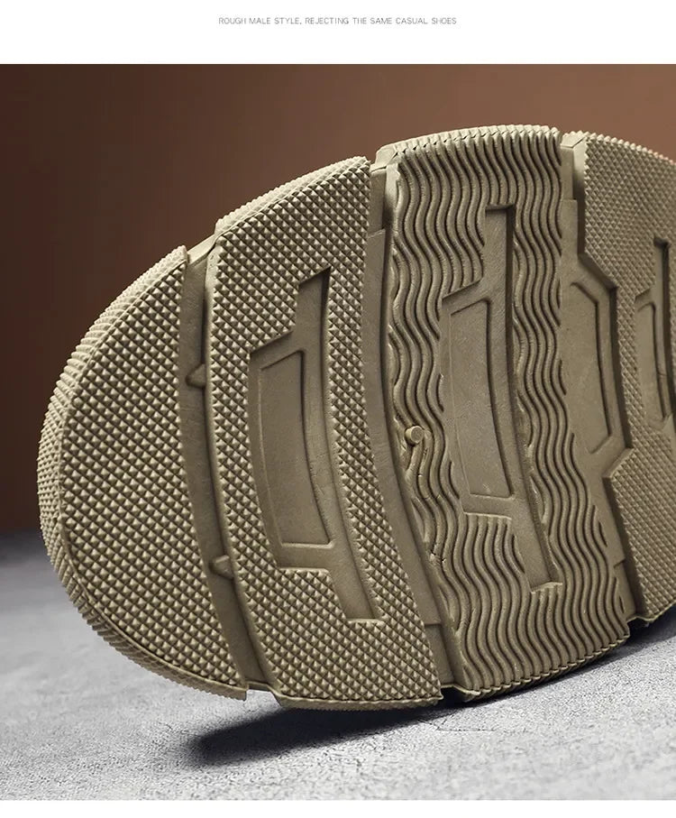 Beach Camp Camouflage Boots for Men Autumn Winter Platform Desert Boots Outdoor High-top Shoes Men Ankle Boots Buty Robocze Meskie