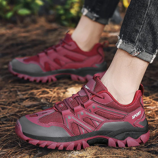 Beach Camp Men/women's Hiking Shoes Outdoor Trekking Sports Climbing Camping Boots Non-slip Waterproof Walking Jogging Trainers Sneakers