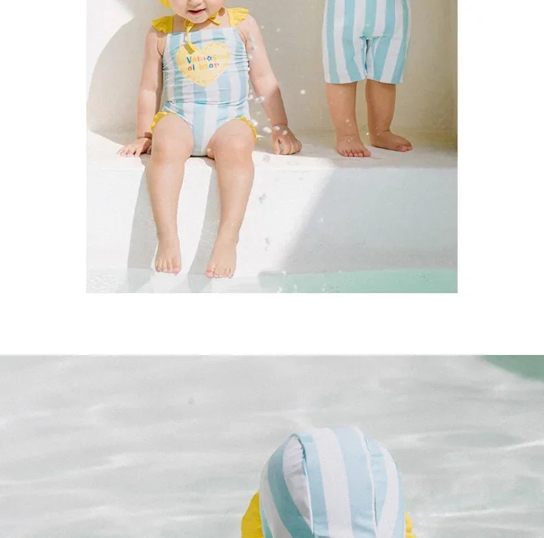 Beach Camp NEW Baby Swimsuits Cute Bathing Suit Toddlers Beachwear Jumpsuits Beachwear Bikinis for Kids One-piece Swimsuit