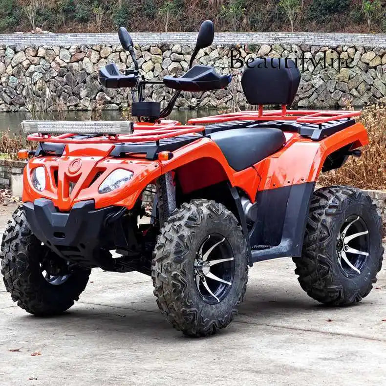 Beach Camp All Terrain ATV Kart Double Seater Motorcycle 4x4 Adult Gasoline 4x4 Electric Vehicle