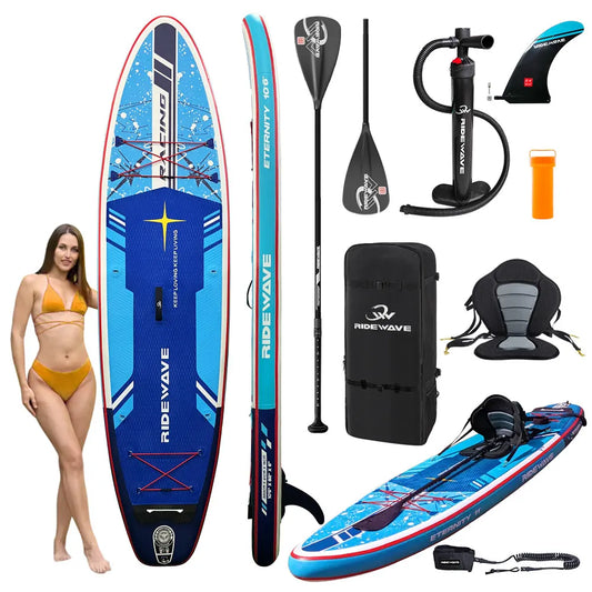 Beach Camp 10'6 11' 11'6 Stand up Fishing Paddle Board Soft Surfboard Surfing Inflatable Kayak sup Paddleboard with Seat