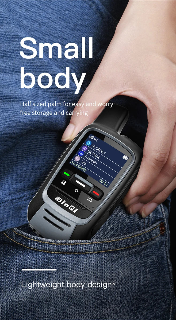 Beach Camp Mini walkie talkie is compact, convenient, long-distance, global conversation, and ultra long standby