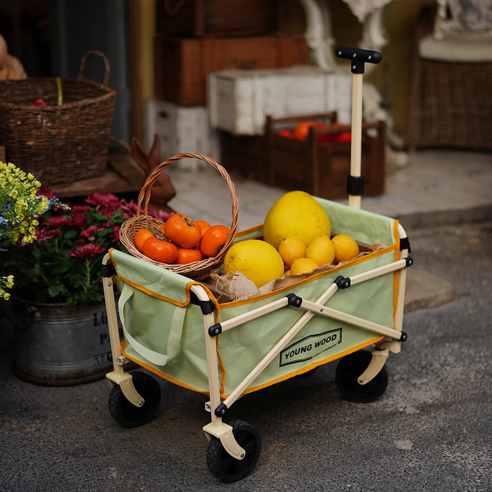 Beach Camp Camping carts are exquisite compact practical sturdy and have a strong load-bearing frame They are designed to be folded