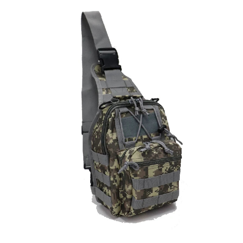 Men's outdoor crossbody bag, hiking camping equipment, hiking sports travel backpack, shoulder bag