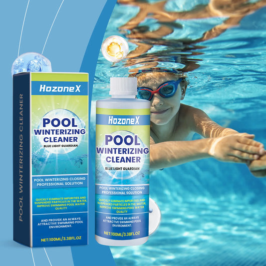 Beach Camp Swimming pool clarifier; used to improve the water quality of public outdoor swimming pools in the home.