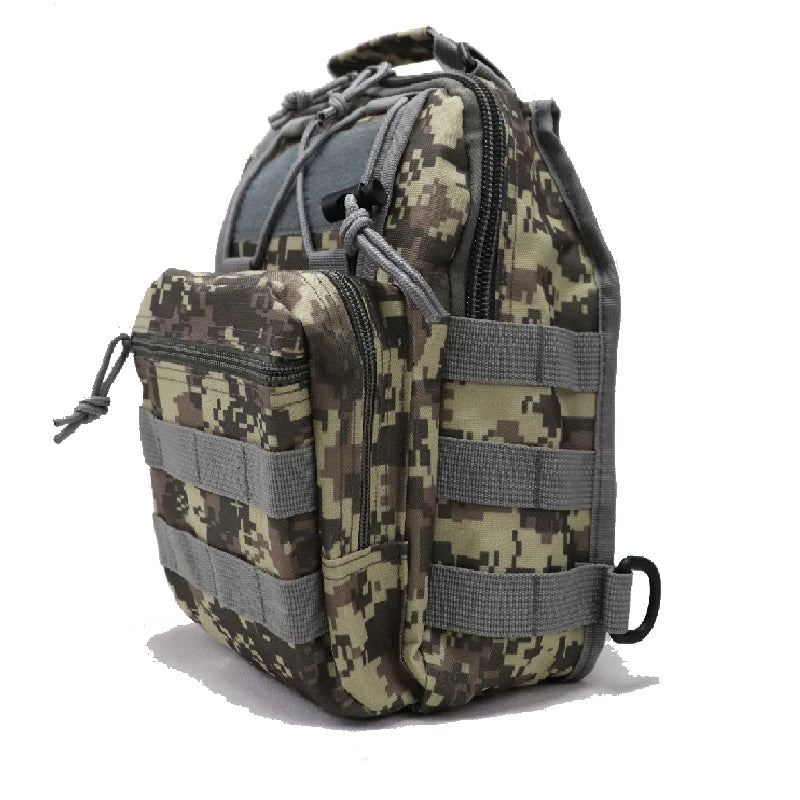Men's outdoor crossbody bag, hiking camping equipment, hiking sports travel backpack, shoulder bag