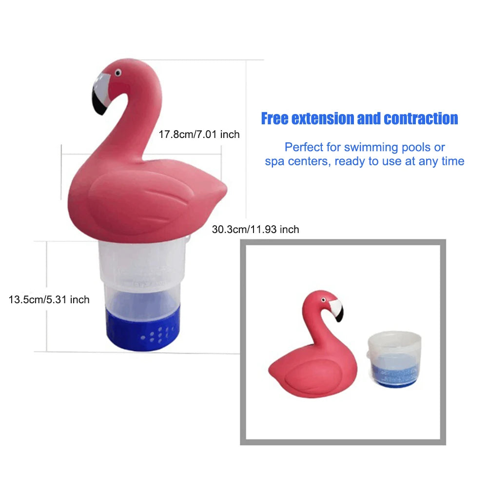 Solar Pool Chlorine Floater with Light Chlorine Tablet Floater Glow In The Dark Chlorine Floating Water Cleaner for Pool Hot Tub
