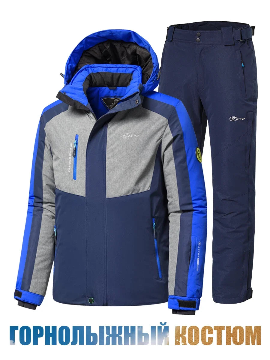 Beach Camp -22F Men 2025 Winter New Outdoor Snow Warm Parkas Jacket Coat Men's Outwear Premium Casual Hat Waterproof Thick Fleece Parkas