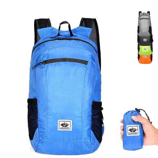 Beach Camp Hiking Daypack, Water Resistant Lightweight Packable Backpack for Travel Camping Outdoor