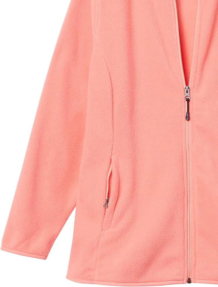 Beach Camp Women's Winter Coat with Full Zipper, Warm, Soft, Lightweight, Suitable for Camping, Running, Cycling, Outdoor Travel,