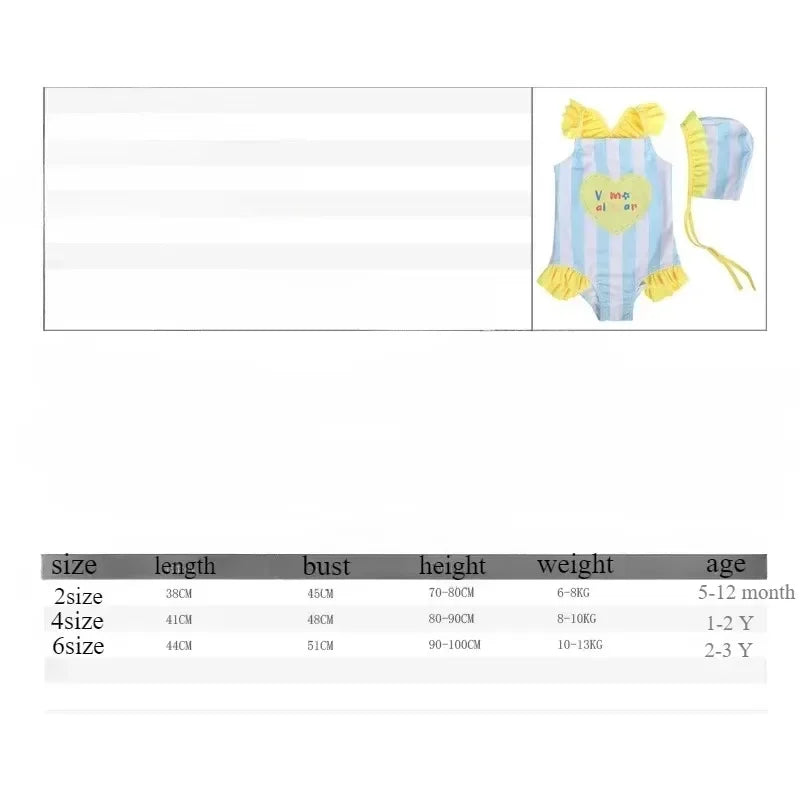 Beach Camp NEW Baby Swimsuits Cute Bathing Suit Toddlers Beachwear Jumpsuits Beachwear Bikinis for Kids One-piece Swimsuit